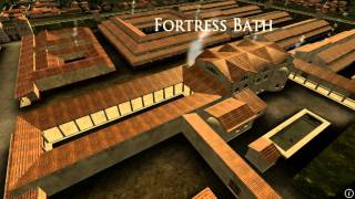 Animation of ancient Roman Fort in Caerleon Wales [upl. by Simone]