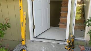 Jeld Wen Front Door Installation  Really crappy products and craftsmanship PART 1 [upl. by Notniuqal547]