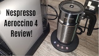 Nespresso Aeroccino 4 Milk Frother Review  Worth upgrading from the Aeroccino 3 [upl. by Krishna41]