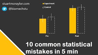 Ten Statistical Mistakes in 5 Min [upl. by Thilda218]