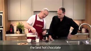 How to make a hot chocolate using an aerolatte milk frother [upl. by Oigroeg734]