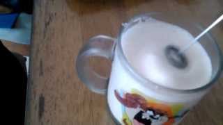 Aerolatte Review Frothing Cold Milk In Under 1 Minute [upl. by Anits]